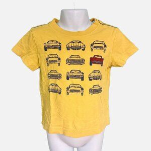 Hanna Andersson Yellow Hot Rod Graphic Tee Size 80/18-24M